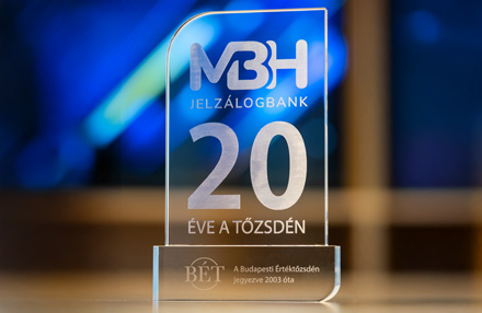 20 years on the stock exchange - MBH Mortgage Bank award